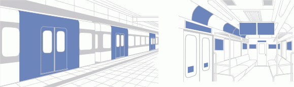 電車広告イメージ