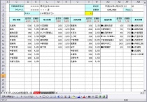配布明細出力　エクセル画面