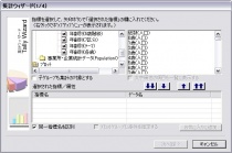 統計データ　集計ウィザード画面